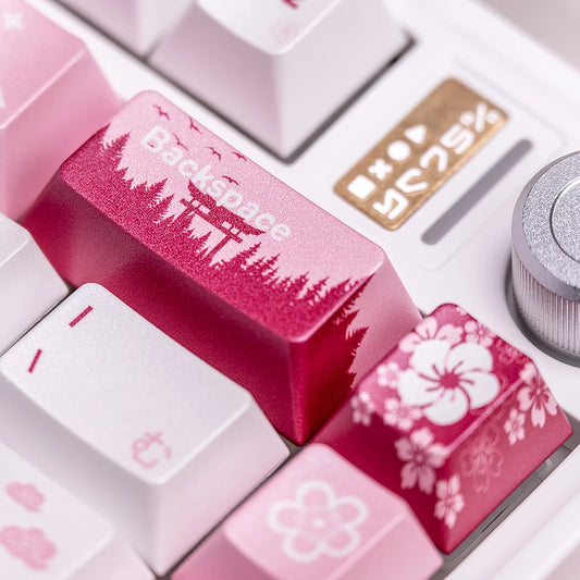 Keyzen Studio Spring Pearl-Effect OEM Keycap Set