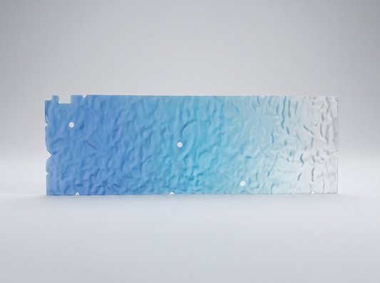 Keyzen Studio Backboard Panel for Hollow Cases Arctic Blue (Translucent)
