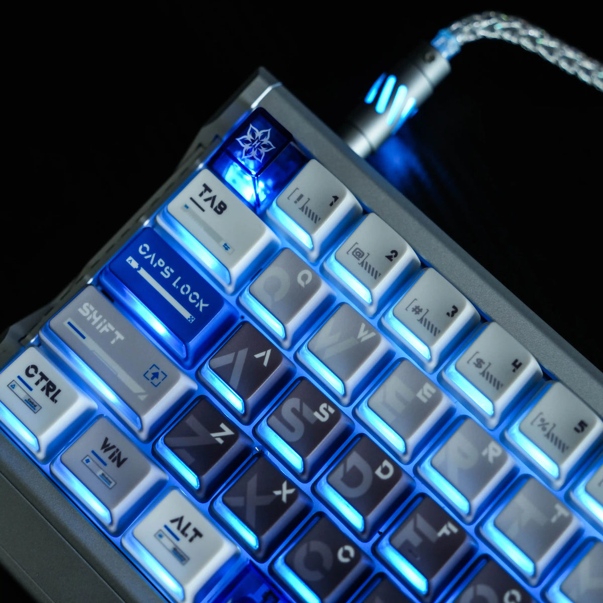 Keyzen Studio Huahuo Esports Nuclear Power 127 Key PBT PC Keycap Set MX Stem