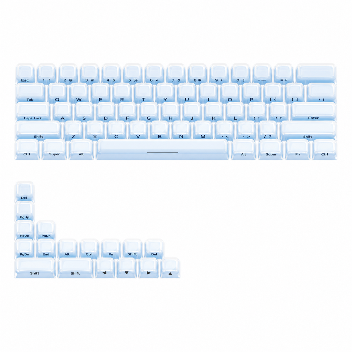 Keyzen Studio Crystal Jelly 2.0 MDA Keycap Set