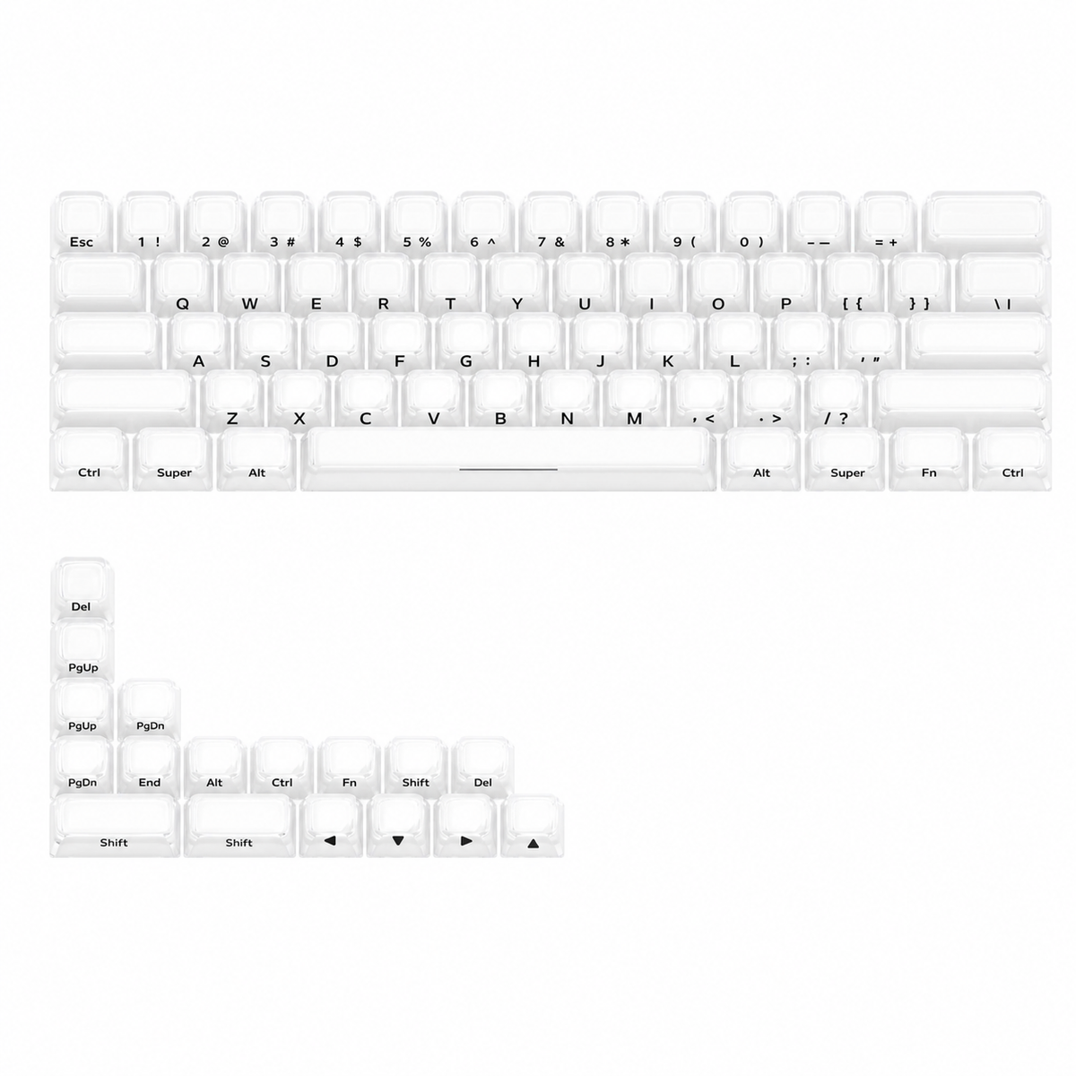 Keyzen Studio Crystal Jelly 2.0 MDA Keycap Set