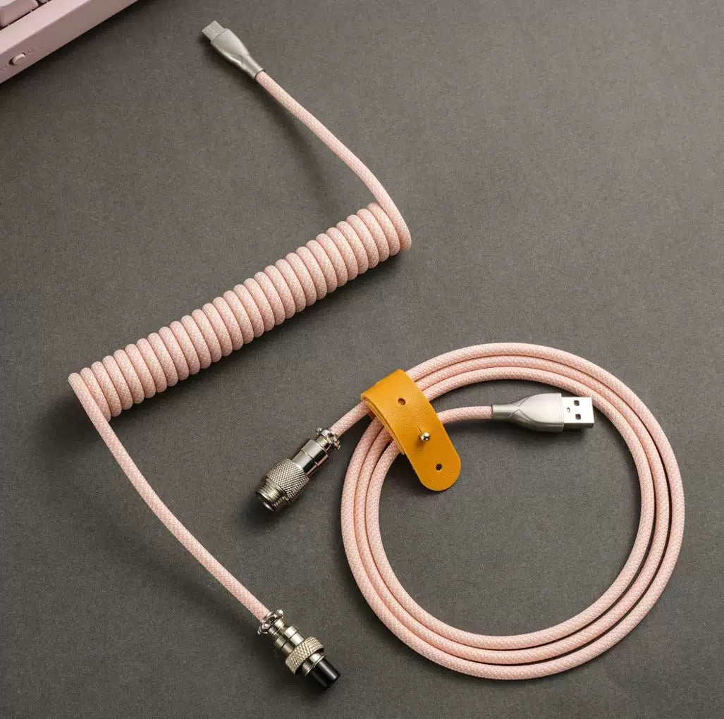 Keyzen Studio 8K Circular Connector Cable Pink