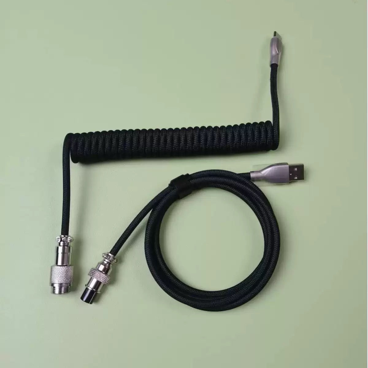 Keyzen Studio 8K Circular Connector Cable Black