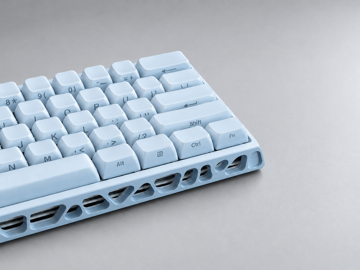 Keyzen Studio Blue Jelly X Wooting 60 HE V2