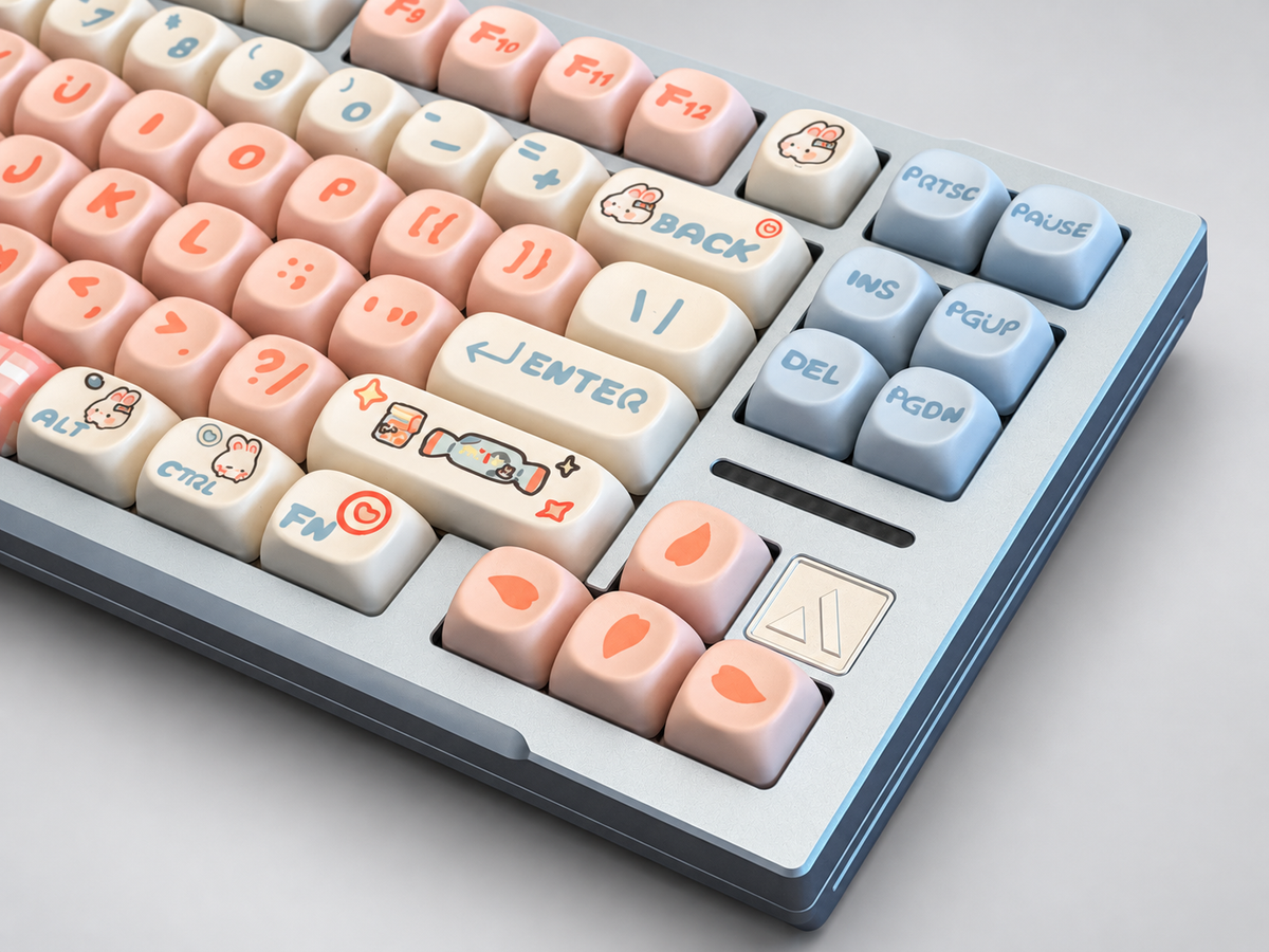 Keyzen Studio Baby Blue Bunny X Wooting 80 HE