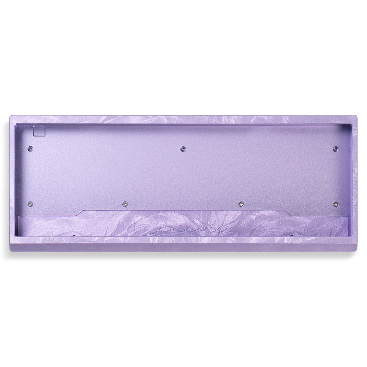 Keyzen Studio CLT60 Feather-Pattern Aluminum Case