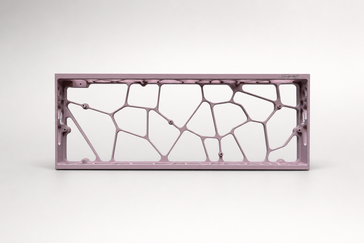 Keyzen Studio Sakura60 Aluminum Hollow Case Pink