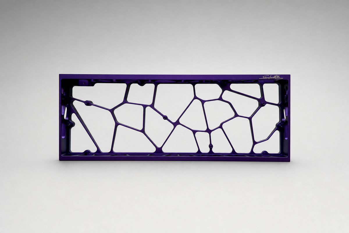 Keyzen Studio Sakura60 Aluminum Hollow Case Purple