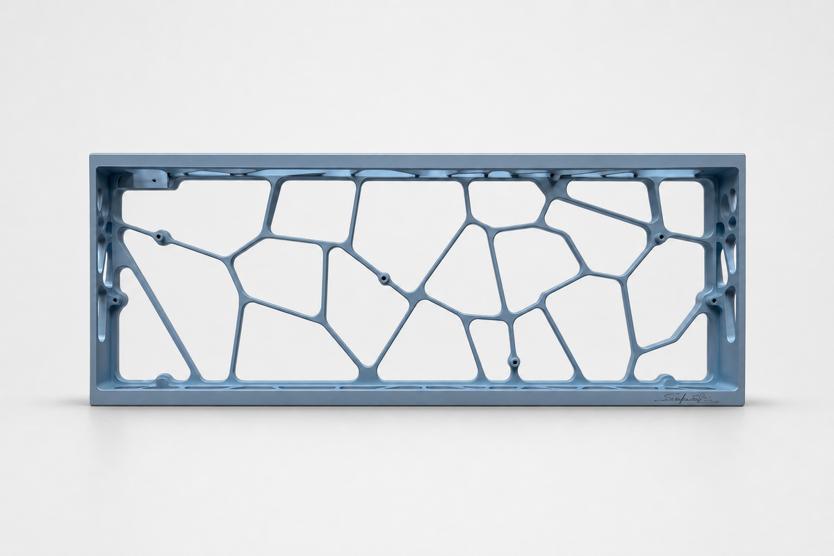 Keyzen Studio Sakura60 Aluminum Hollow Case Blue