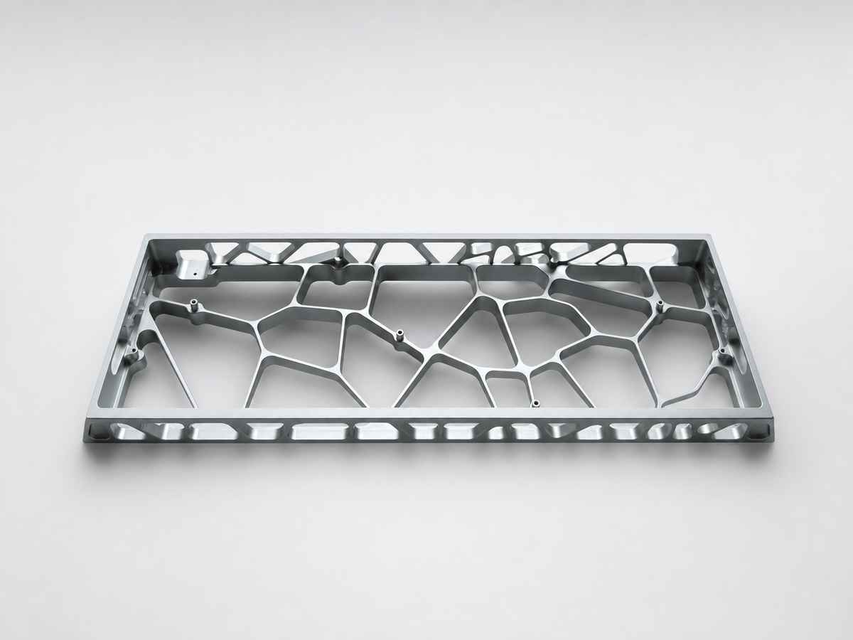 Keyzen Studio Sakura60 Aluminum Hollow Case Sliver