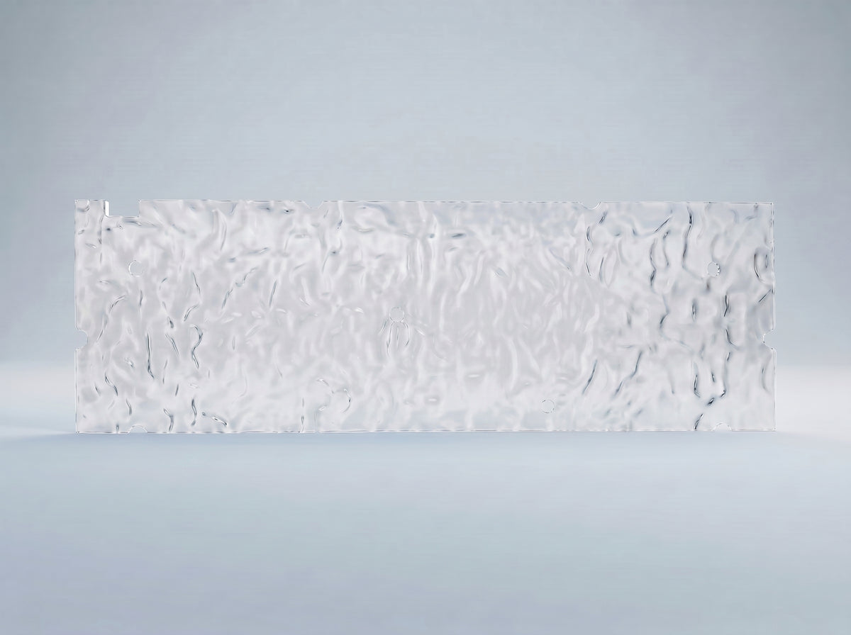 Keyzen Studio Backboard Panel for Hollow Cases Frost Crystal (Translucent)