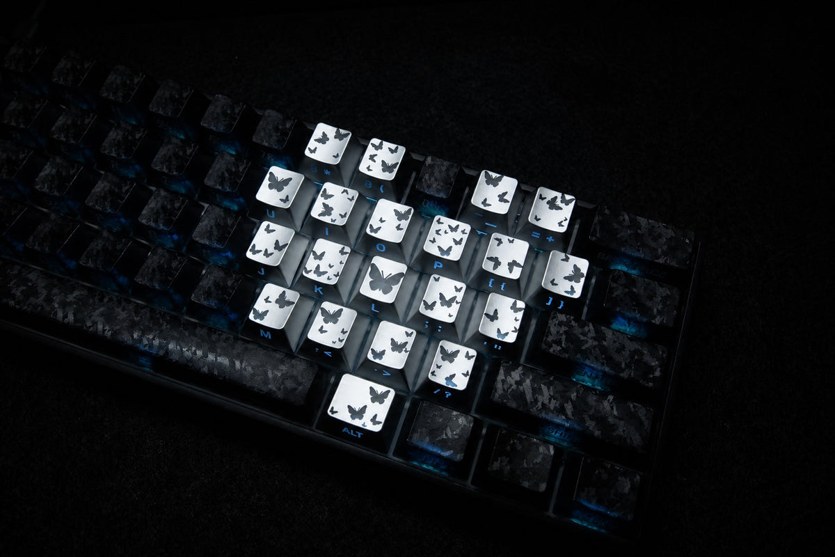Keyzen Studio Butterfly IMD Keycap Accent Set
