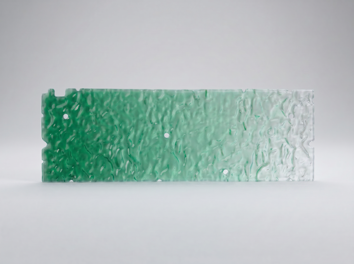 Keyzen Studio Backboard Panel for Hollow Cases Emerald Mist (Translucent)