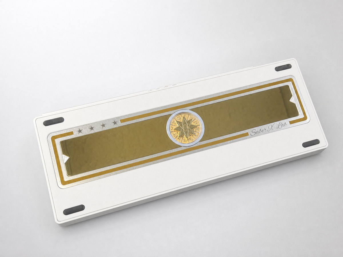 Keyzen Studio White Stars60 Limited Edition X Wooting 60 HE V2