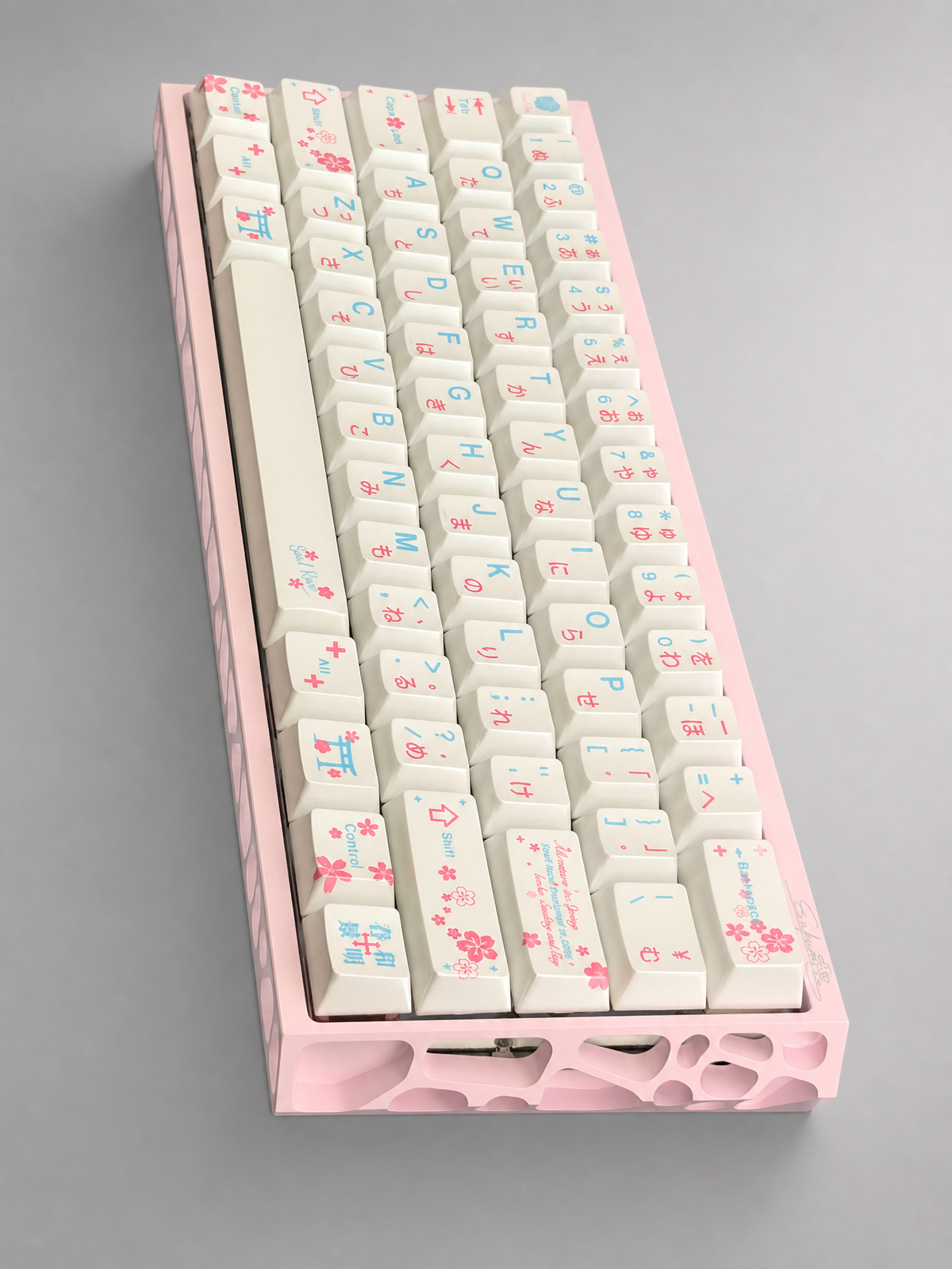 Keyzen Studio Spring Sakura X Wooting 60 HE V2