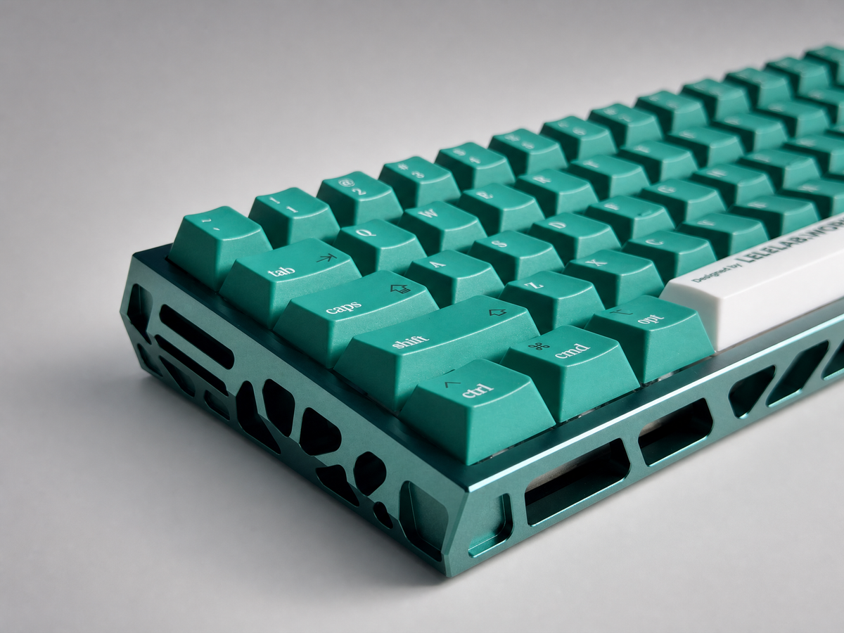Keyzen Studio LeleLab Columbia Green X Wooting 60 HE V2