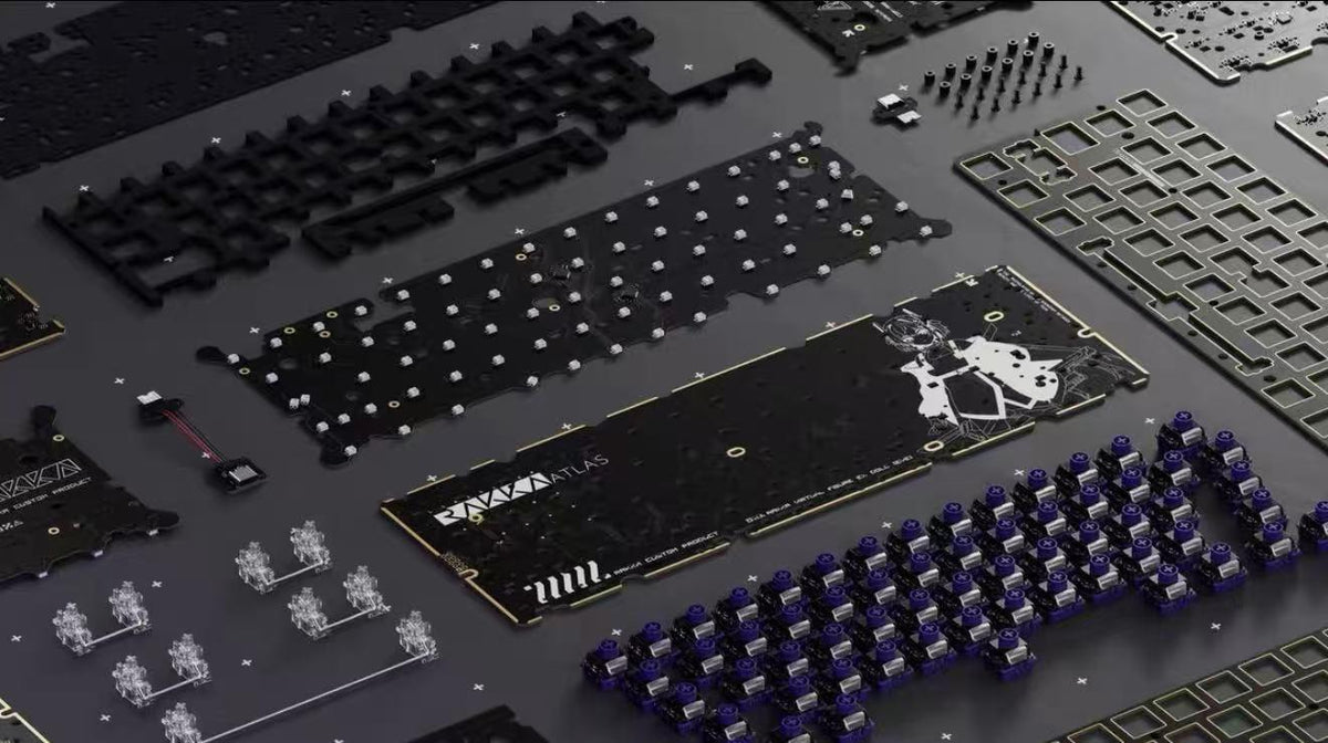 Keyzen Studio RAKKA 60 V2 ATLAS Magnetic Keyboard PCB Inner Kit